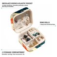 thumbnail image 2 of Woodpecker Travel Portable Square Jewelry Box Earring Necklace Bracelet Holder Organizer Display Case Stand Decorative Box Storage Box, 2 of 6
