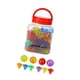thumbnail image 4 of 60 piezas de sólidos geométricos, formas 3D, juguetes de mesa de luz, juego sensorial, formas geométricas para niños, bloques transparentes para niños, 4 of 10