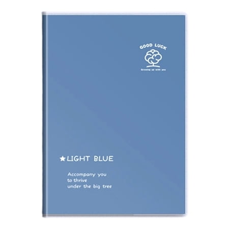 1Pc A5 Thick Softcover Notebook High Capacity Lined Journal with 96 Sheets 192 Pages 5.8 x 8.3 Waterproof Flexible Cover Memo Book for Daily Writing (Random Style)