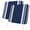 Blue, variant on Outdoor Patio Cushion Covers 2 Pack Sage Green Striped Patio Chair Cushion Covers with Ties and Zipper Classic Farmhouse Stripes Waterproof Outdoor Seat Cushion Covers for Patio Furniture 24"x24"