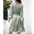 thumbnail image 4 of Vestido de mujer,Vestido de mujer Escote en V Vestido suave Vestido de mujer elaborado con cuidado, 4 of 6