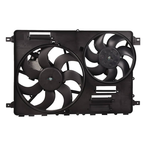 EGOESWELL LR024292 Plastic Radiator Cooling Fan w/ Control Module, Powerful Cooling, Durable Construction, Easy Installation for Enhanced Engine Performance