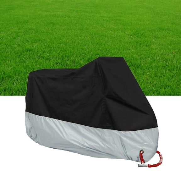 SWETRACE Motor Scooter Cover Waterproof Outdoor Motorbike Cover Silver 1Pcs