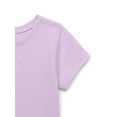 thumbnail image 3 of Garanimals Toddler Girl Short Sleeve Solid T-Shirt, Sizes 18M-5T, 3 of 3