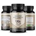 thumbnail image 6 of Beef Organ Supplement - Grass Fed & Pasture Raised - Total Body Wellness & Performance, Organ Complex with 3000mg of Desiccated Beef Liver, Heart, Kidney, Pancreas, Spleen (180 Capsules), 6 of 9