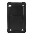 thumbnail image 4 of Funda protectora de silicona para tableta Tab A7 Lite con protección integral que evita caídas y soporte trasero, color negro, 4 of 5
