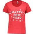 thumbnail image 3 of Inktastic Happy New Year Women's Plus Size T-Shirt, 3 of 5