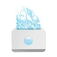 thumbnail image 1 of GROWTH TANK Air Humidifier 3 Speeds Essential Oil Aroma Diffuser for Car Travel Desktop Dorm White, 1 of 8