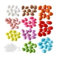 thumbnail image 2 of 100 piezas de huevos de Pascua artificiales, cesta de Pascua, manualidades de juguete, adornos colgantes decorativos novedosos, decoración de Pascua, 2 of 8