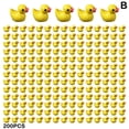 thumbnail image 1 of 100/200PCS Mini Rubber Ducks Miniature Resin Ducks Duckies_ Tiny Yellow L9P8, 1 of 6