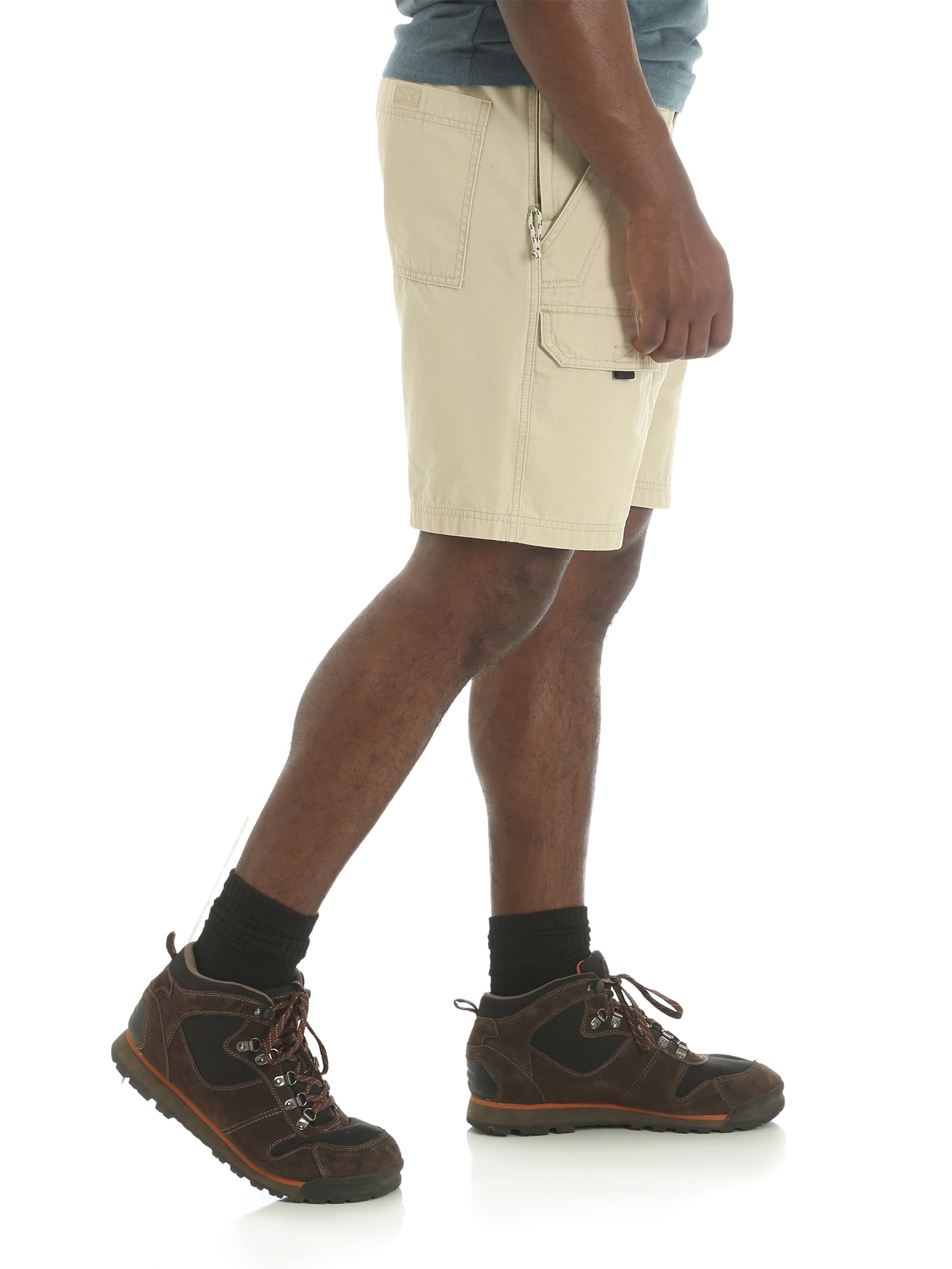 wrangler men's outdoor back elastic stretch hiker short