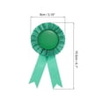thumbnail image 2 of Unique Bargains Ruban de Récompense Vierge, Ruban Rosette Prix Honoraire Reconnaissance, Vert, Lot de 12, 2 of 5