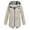 Beige, variant on Sentmoon Ski Jacket Women Oversized Long Sleeve Woman Coat Zipper Solid Color Windproof Waterproof Women's Hoodie with Pockets Fall and Winter Casual for Sports