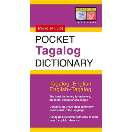 Pocket Tagalog Dictionary Tagalog English English Tagalog