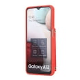 thumbnail image 5 of ELEHOLD Wallet Crossbody for Samsung Galaxy A12 Case with Lanyard Wrist Strap Credit Card Holder, PU Leather Protective Phone Case with Ring Holder,Red, 5 of 5