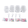 thumbnail image 1 of 4PCS Jewelry Organizer Transparent Storage Box Pouch Box Keychain Bag Storage Case Thicken Wallet Cute Doll Bag, B, 1 of 5