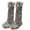 Gray dyed tips Gray, variant on 1Pair Fuzzy Faux Furs Leg Warmers Faux Furs Fuzzy Long Boot Shoes Cuffs Covers Warm Furry Costume Gifts for Womens Girls