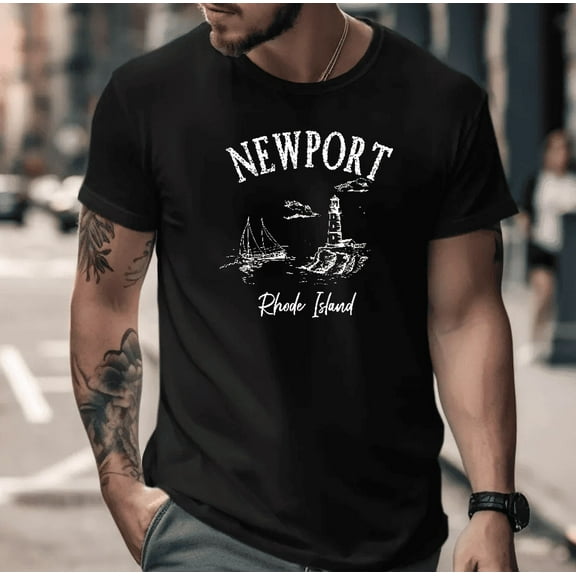 Newport Rhode Island Vacation Destination Pride Graphic Unisex T-Shirt, up to size 5XL