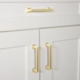 thumbnail image 5 of Grandeur 853499 Geneva 4" Center To Center Solid Brass Square Luxury Cabinet Handle /, 5 of 7