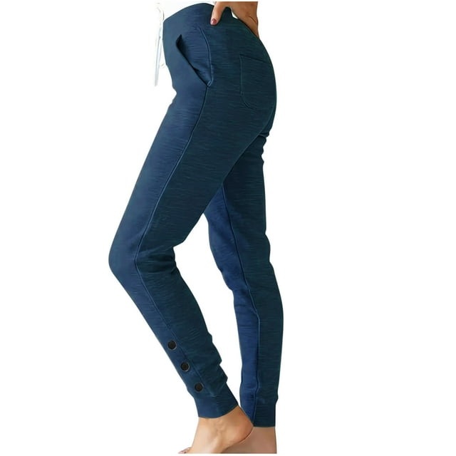 AherBiu Womens Sweatpants High Waisted Joggers Sweatpant Straight Fall Athletic Running Pants with Pockets
