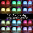 thumbnail image 6 of LED Night Light Flameless Crystal-like Cube Light Battery Operated with Remote and Timers Electric Flickering Light for Bedroom Home Hanukkah Decor, 6 of 7