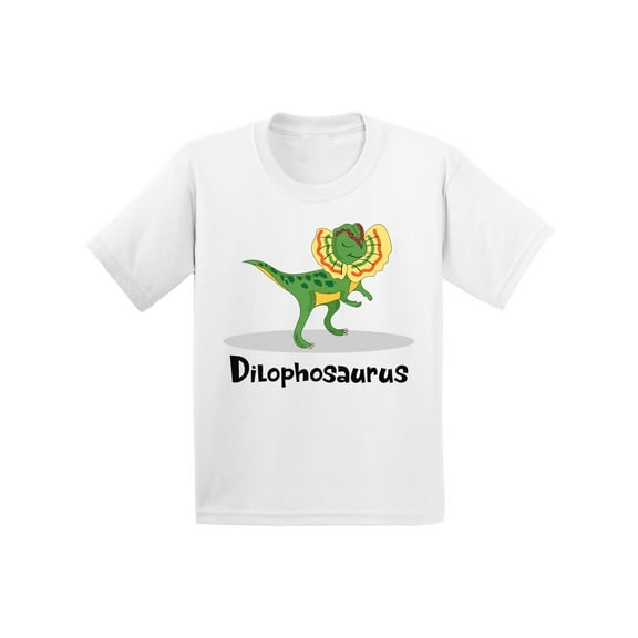 Awkward Styles Dilophosaurus Dinosaur Toddler Shirt Dinosaur Shirt for Toddler Boys Dinosaur Gifts for Toddler Girls Dinosaur Party Outfit Birthday Gifts for Kids Spirit Animal Dilophosaurus Tshirt