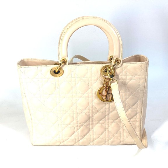 Pre-Owned CHRISTIAN DIOR LADY CHRISTIAN DIOR LADYDIOR 2WAY Shoulder Bag Hand Bag... (Good)