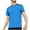 A-Blue, variant on Wyobmus Mens Workout Tshirts Short Sleeved Crew Neck Sport Shirt Contrast Color Shoulder Casual Elastic Basic Tees A-Black