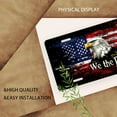 thumbnail image 3 of Patriotic Eagle with "We the People" Front License Plate, Funny Standard Plates Personalized Novelty Decorative For Men/Women/Boys/Girls Car 6×12 Inch, 3 of 7