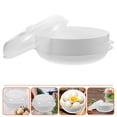 thumbnail image 5 of 4pcs Household Steamer Cooking Tool Kitchen Food Steamer Microwave Steamer with Lid Vent, 5 of 5