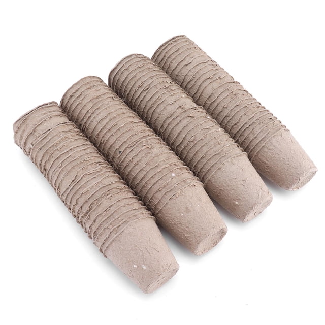 Seed Starter Pot,100Pcs 6cm Paper Peat Peat Pot Garden Supplies Extended Durability