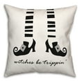 thumbnail image 2 of Creative Products Witches Be Trippin 18x18 Spun Poly Pillow, 2 of 3