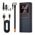 thumbnail image 1 of Compresor de Aire Portátil para Inflar Neumáticos, Bomba de Aire Inalámbrica con Pantalla LCD Dual Precisa y Luz LED para Auto/Moto., 1 of 5