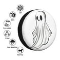 Kdxio Cute Ghost Simple Drawing for Tire Cover Wheel Protectors Tyre