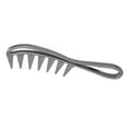 thumbnail image 1 of Wide Tooth Comb, Rounded Edges Ergonomic Handle Anti-Static Smaller Friction Hair Comb  For Comb Hair For Barber Black,Gray, 1 of 8