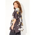thumbnail image 4 of Catherines Women's Plus Size Printed Boatneck Poncho, 4 of 4