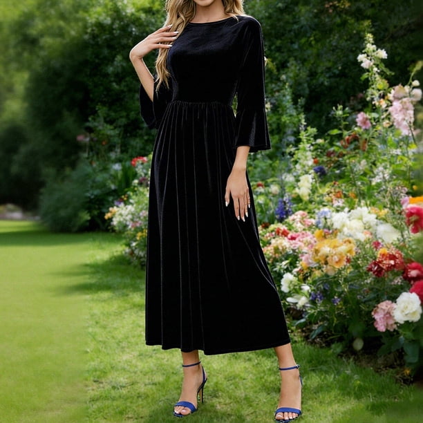 bell sleeve black maxi dress Plisse - and long bell sleeves with tapered cuffs Lace Dress Black Maxi Dress