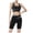 Black, variant on Two Piece Workout Sets for Women Padded Tank Top Matching High Waist Booty Shorts Gym Pilates Yoga Active Sets