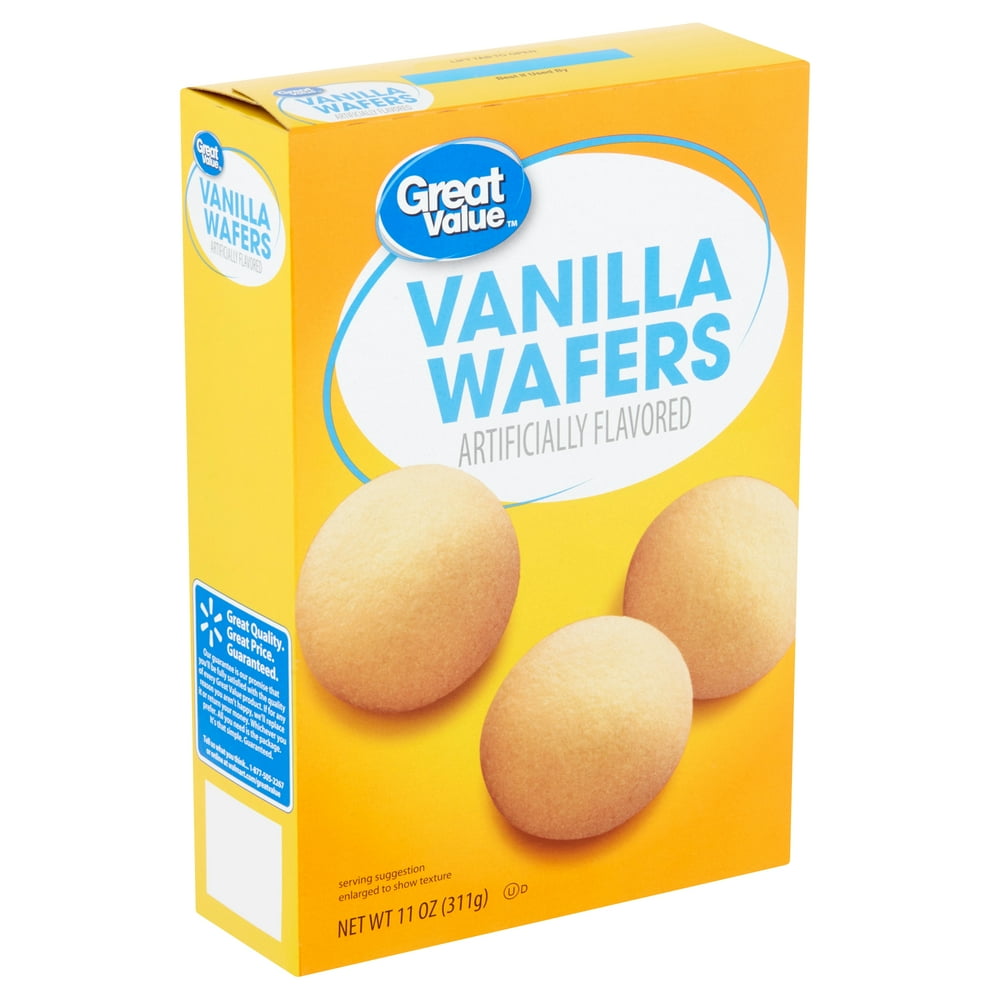 Great Value Vanilla Wafers, 11oz - Walmart.com - Walmart.com