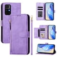 thumbnail image 3 of Funda para Xiaomi POCO M4 Pro 5G Cartera de Mano con Cremallera y Correa Cruzada Desmontable, 3 of 5