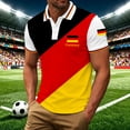 thumbnail image 2 of Family Matching Soccer Jersey T Shirts for Men Boys Germany Flag Printed Short Sleeve Football Fan Tops, 2 of 4