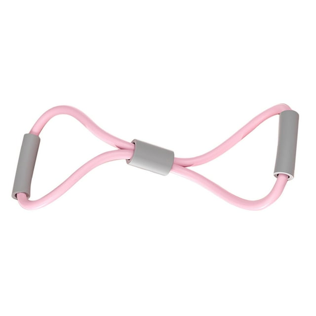 Banda de resistencia en forma de 8 shamjiam para entrenamiento de espalda Rosa