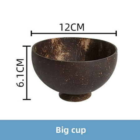

Coconut Bowl Natural Bol Noix De Coco Rice Wooden Knife Fork and Spoon Tableware Sets Kitchen Shell Ramen Frutero Noodle