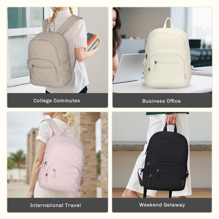 Hynes Eagle Unisex Puffer Quilted Laptop Backpack, 20L  display picture 1