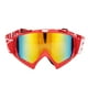 thumbnail image 4 of Gafas de motocicleta Esponja de PC Gafas de sol protectoras ajustables Accesorios de moto para montar en carretera Senderismo Marco rojo Lentes de gafas rojas YUNYI BRAND  Deportes, 4 of 8