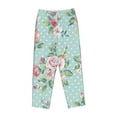 thumbnail image 4 of Haiem Vintage Floral Women's Pajama Pants Ultra Lightweight Pjs Bottoms Sleepwear Bottom Pants With Pocket Drawstring-Large, 4 of 9