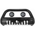 thumbnail image 5 of Black Horse Bull Bar Skid Plate Black Come with Pair of 5.3" Dia. LED Flood Lights With Black Trim Rings Compatible with 2006-2018 Toyota RAV4-BB093903A-SP-PLFB, 5 of 14
