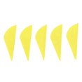 thumbnail image 1 of 5 uds. Flechas de plástico para remeras de flechas, para bricolaje, tiro con arco, caza, flechas de orientación, color amarillo, 1 of 10