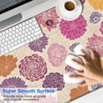 thumbnail image 2 of Long Mouse Pads for Desk,Pioneer Flower Floral Print Pattern Desk Mats on Top Of Desks, Desk Mouse Pad Extra Large with 3mm Non-Slip Base and Stitched Edge for Gaming,Office,Work,Home 47.3"x23.6", 2 of 6