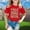 Red, variant on Gzbliryd Boys Easter Shirt Funny Bunny Graphic Tee Short Sleeve Easter Shirt for Boy Girls Summer Clothes (White,2-3 Years)
